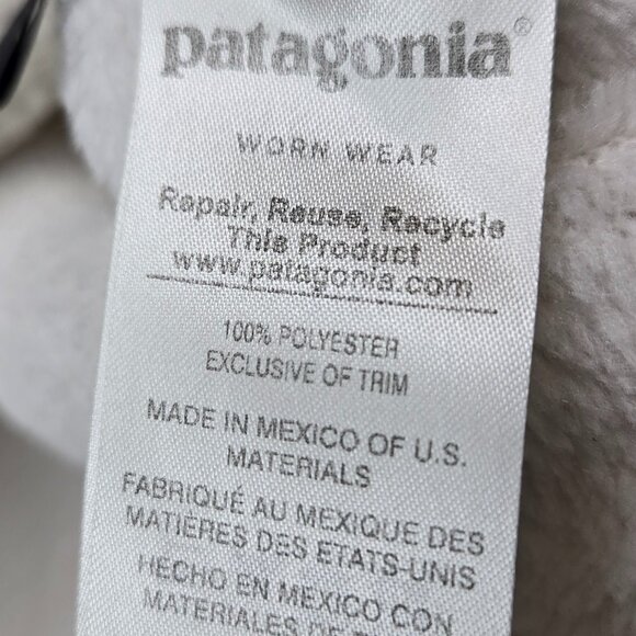 Patagonia Synchilla Pullover Sweater Women's Snap-T Polartec Thermal Texture M - Picture 4 of 6